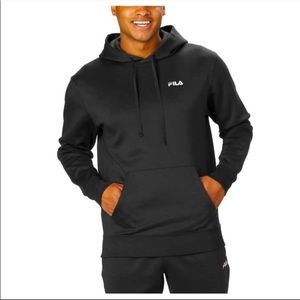 Fila Men's Performance Hoodie, Black (XXL)